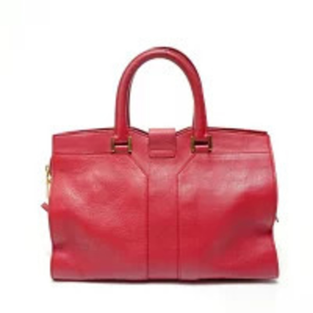 Saint Laurent Yves Cabas handbag red